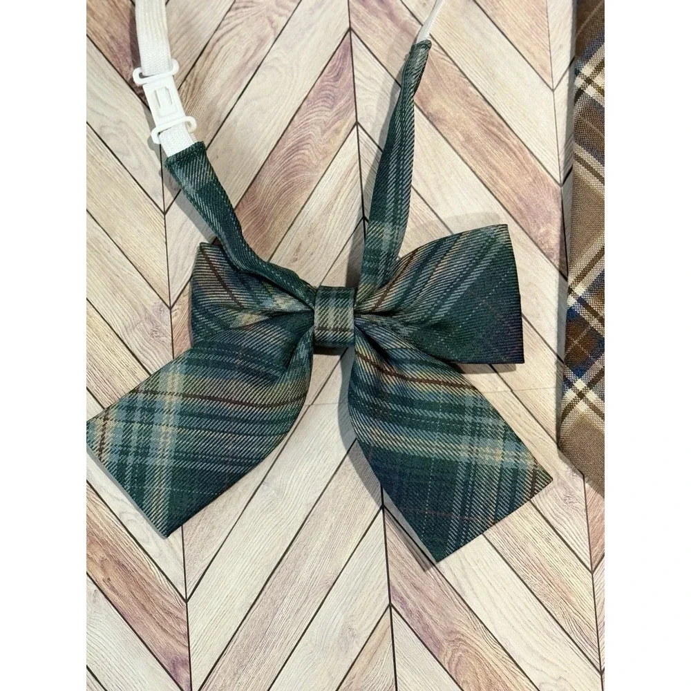 Bow Tie Set‎ Plaid Necktie Accessories 5 Piece Lot Kids Preppy School Easter